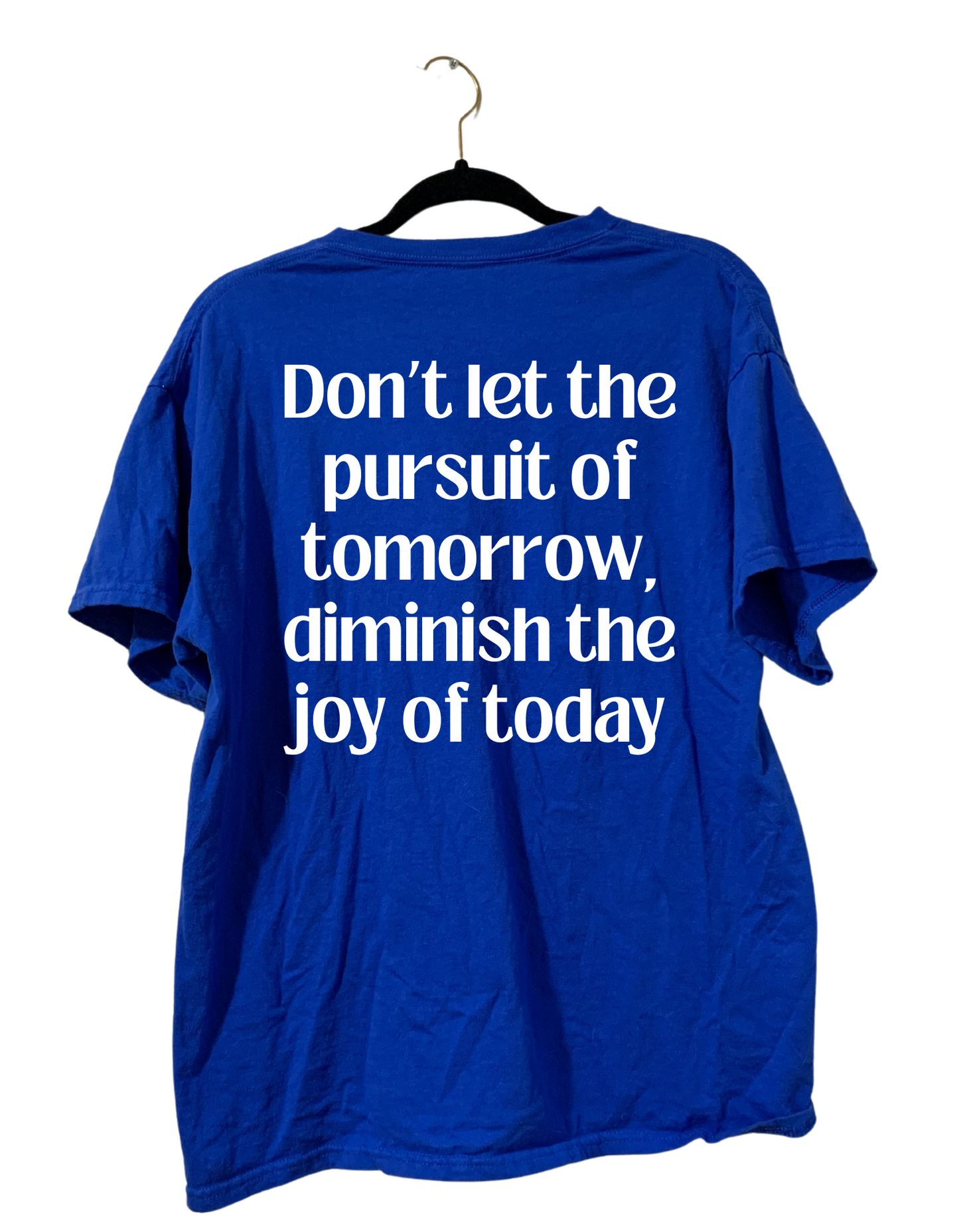 Don't let the pursuit of tomorrow diminish the joy of today