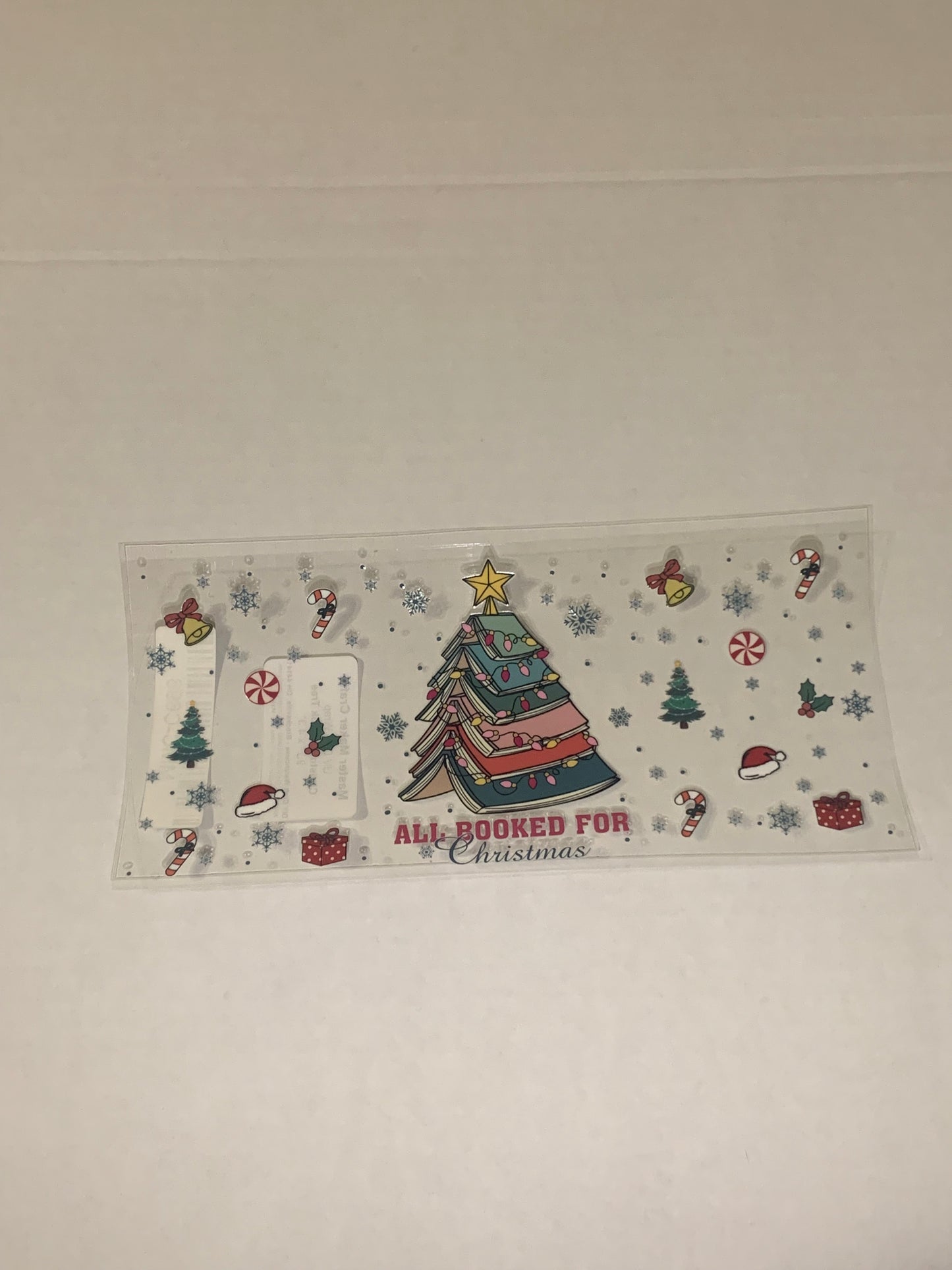 Christmas Book Tree Cup Wrap