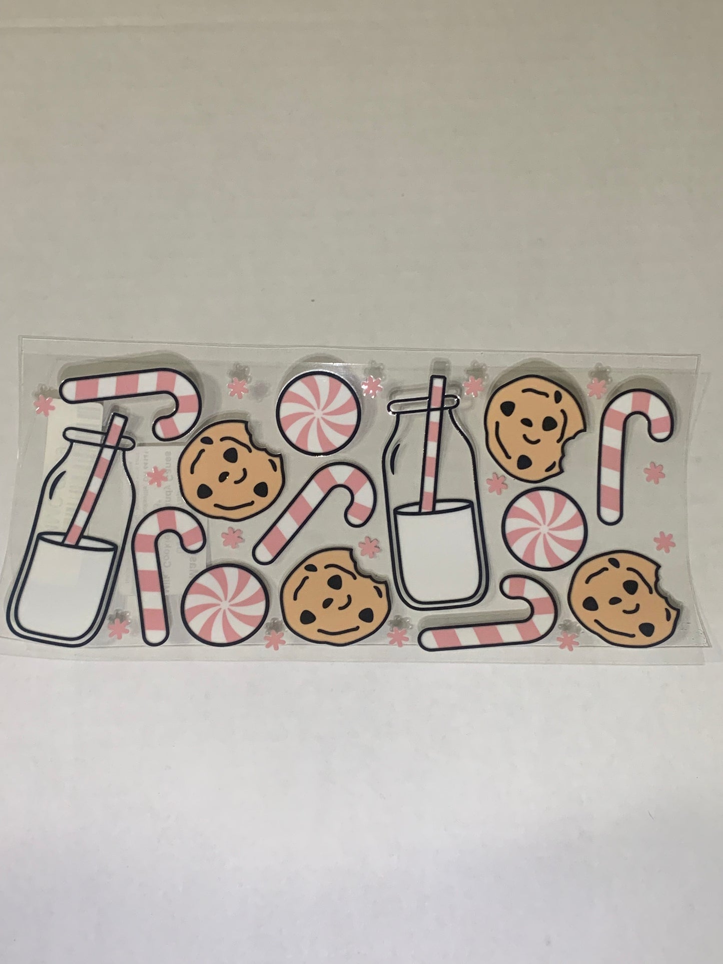 Milk, Cookies and Candy Canes Cup Wrap